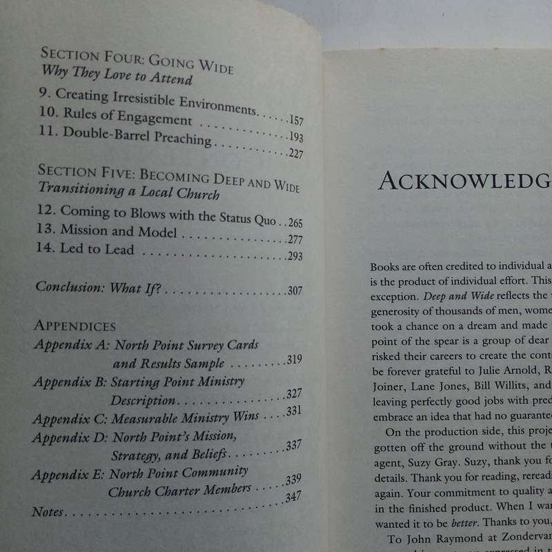 Deep and Wide by Andy Stanley  Creating Churches Unchurched People Love
