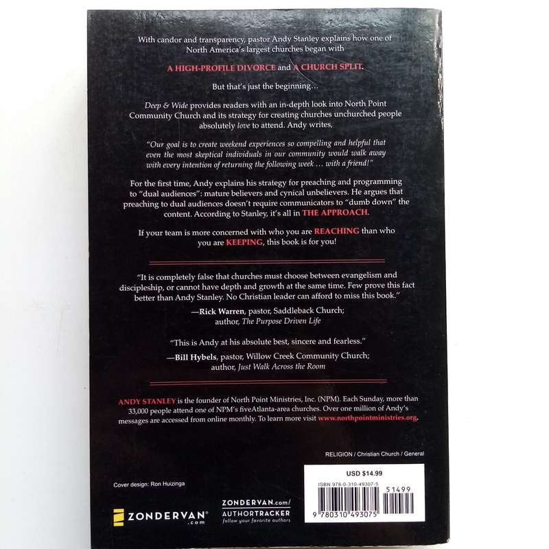 Deep and Wide by Andy Stanley  Creating Churches Unchurched People Love