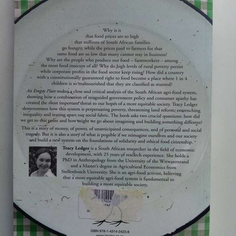 An Empty Plate by Tracy Ledger  The Fight for a Fair and Sustainable Food System