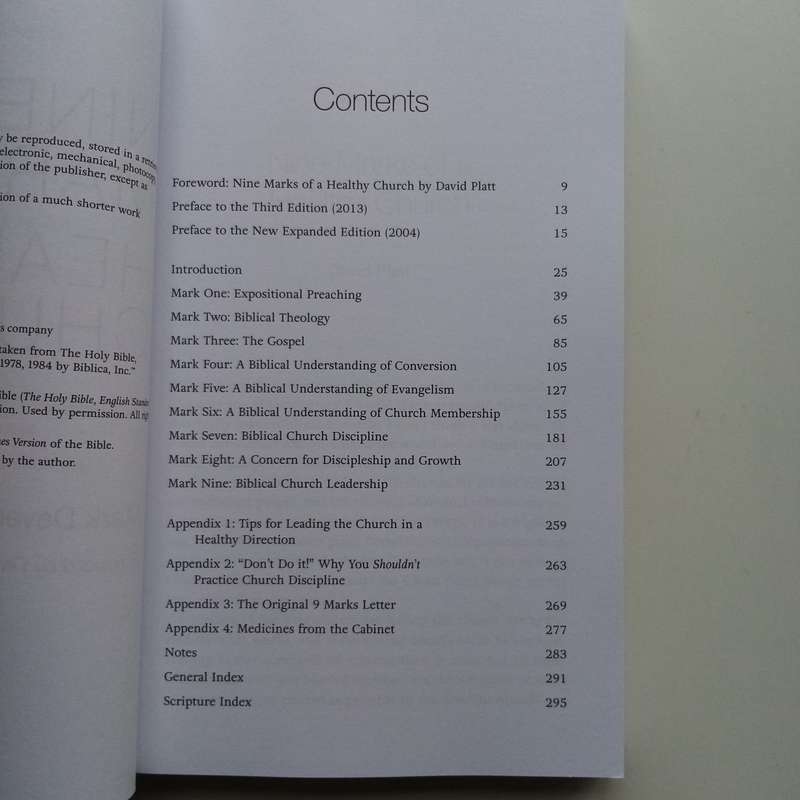 Nine Marks of a Healthy Church by Mark Dever  Biblical Principles for Church Growth