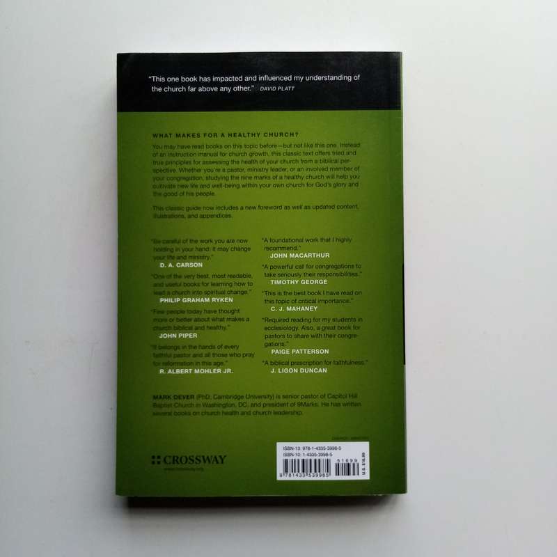 Nine Marks of a Healthy Church by Mark Dever  Biblical Principles for Church Growth