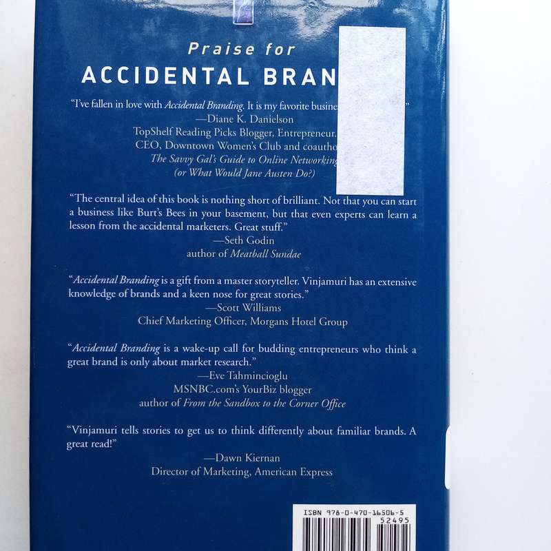 Accidental Branding by David Vinjamuri  How Ordinary People Build Extraordinary Brands