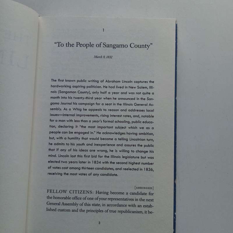 The Essential Lincoln: Speeches and Correspondence - Hardcover Edition