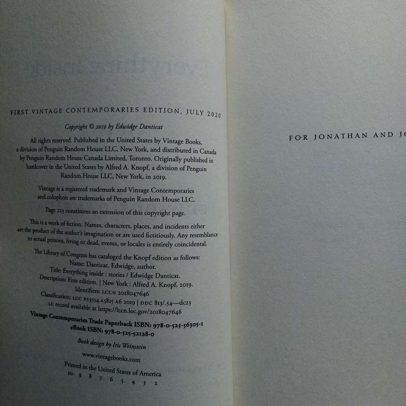 Everything Inside: Stories by Edwidge Danticat