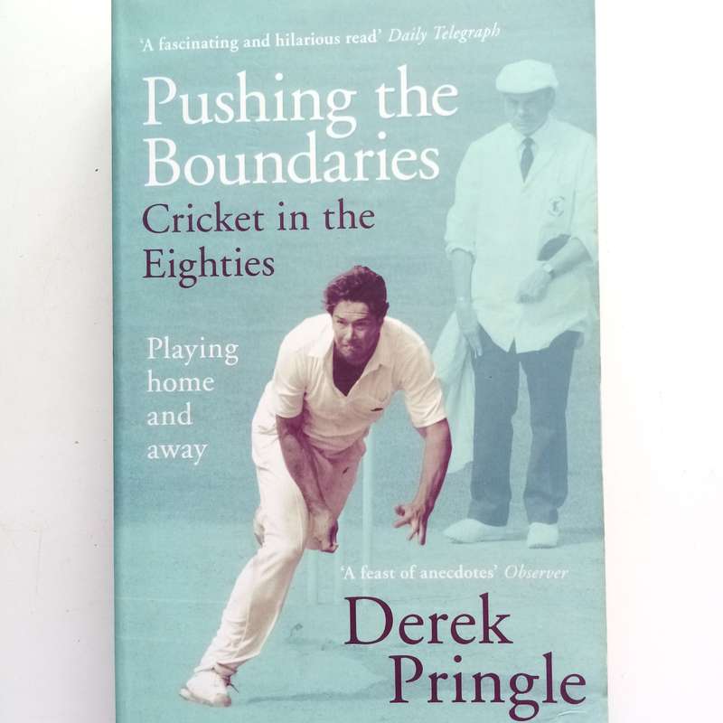 2-Book Cricket Bundle  Pushing the Boundaries by Derek Pringle & Clean Bowled by Peter Pollock