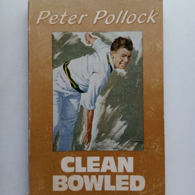 2-Book Cricket Bundle  Pushing the Boundaries by Derek Pringle & Clean Bowled by Peter Pollock
