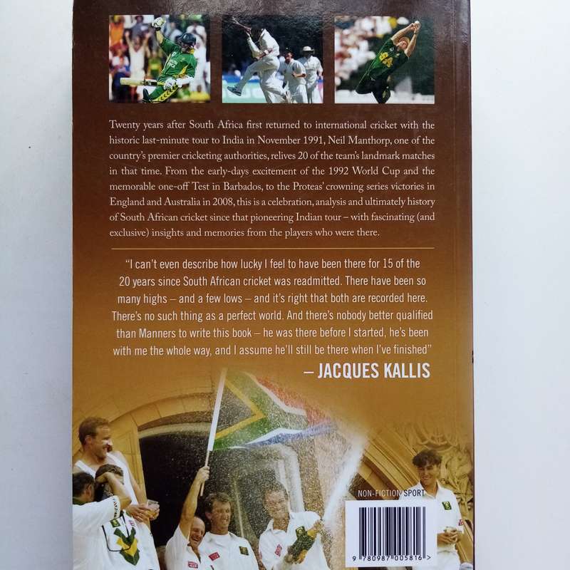 3-Book Cricket Bundle  Bouch: Through My Eyes / The Proteas: 20 Years, 20 Landmark Matches / South