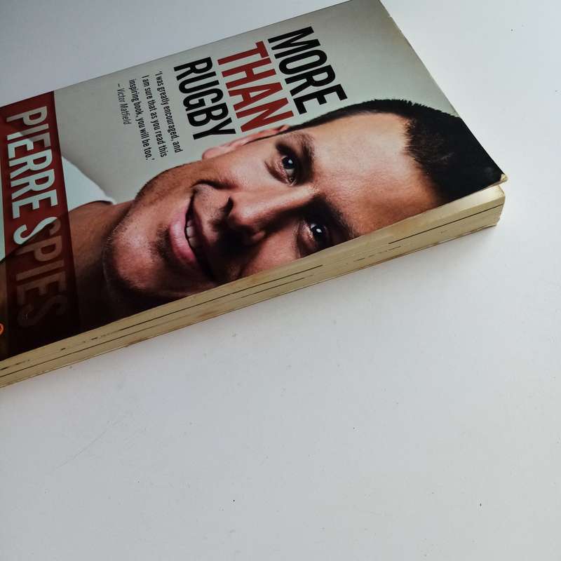 More Than Rugby by Myan Subrayan & Pierre Spies  Inspiring Rugby Memoir