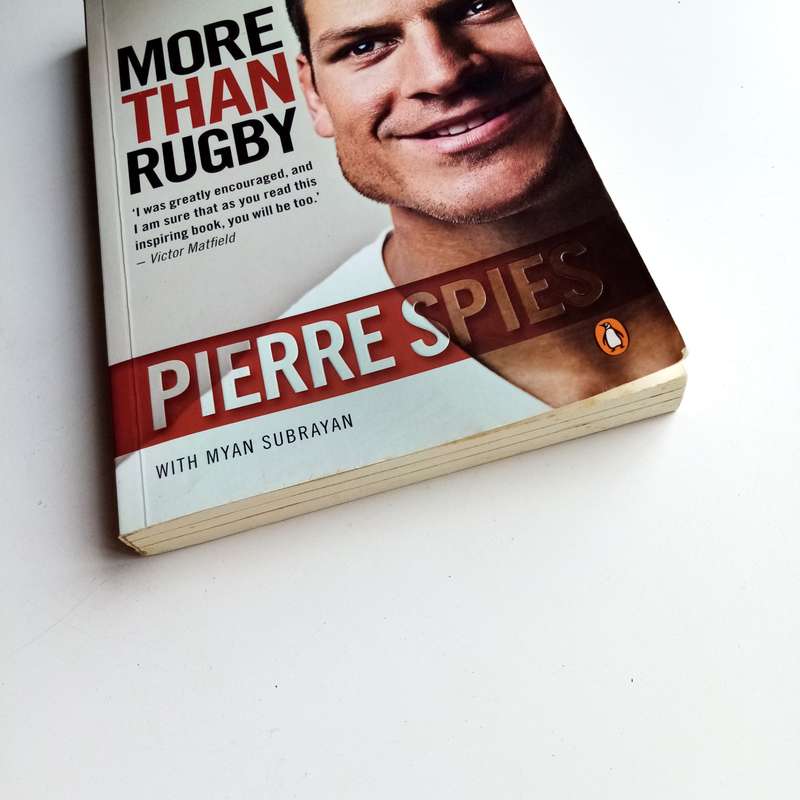 More Than Rugby by Myan Subrayan & Pierre Spies  Inspiring Rugby Memoir