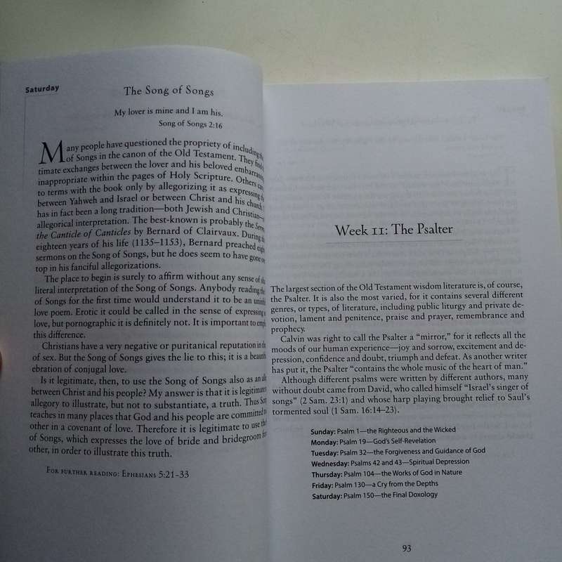 Through the Bible, Through the Year by John Stott  A Year-Long Journey in Scripture
