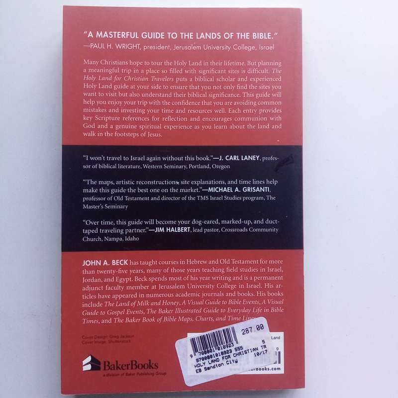 The Holy Land for Christian Travelers: An Illustrated Guide to Israel Book by John A. Beck