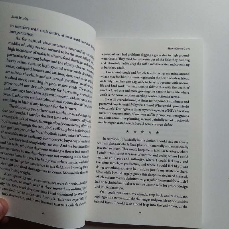 Home Grown Glory: Parables of Developmental Aid to the World's Impoverished - Author: Scott Worley