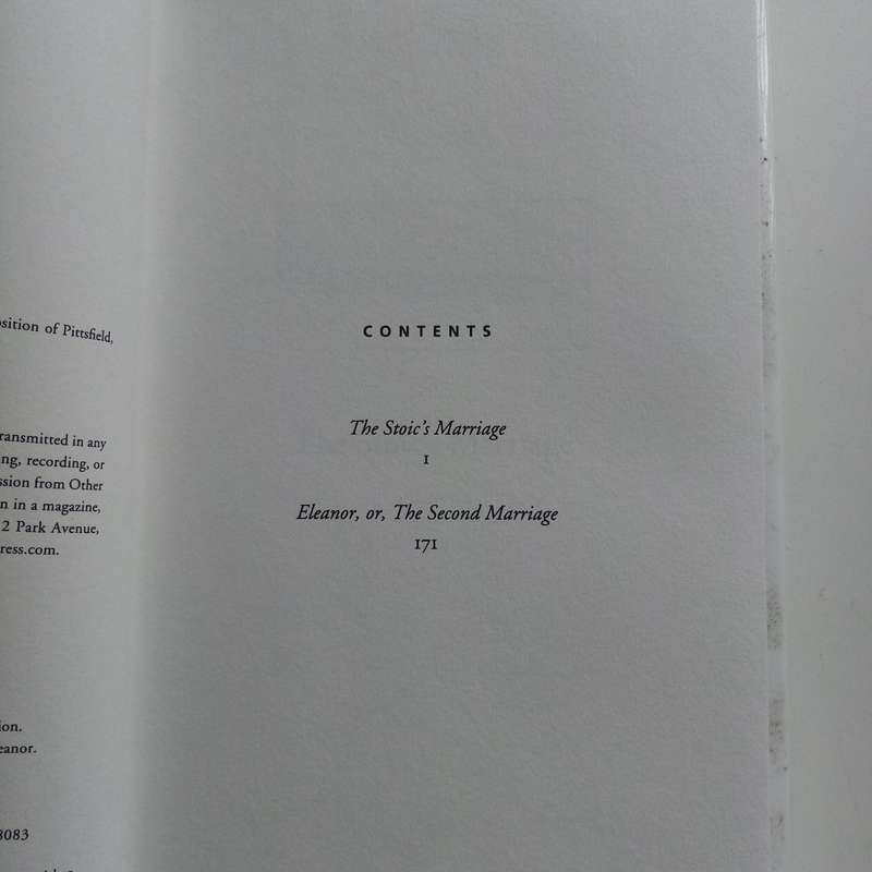 Two Marriages: Novellas Author: Phillip Lopate