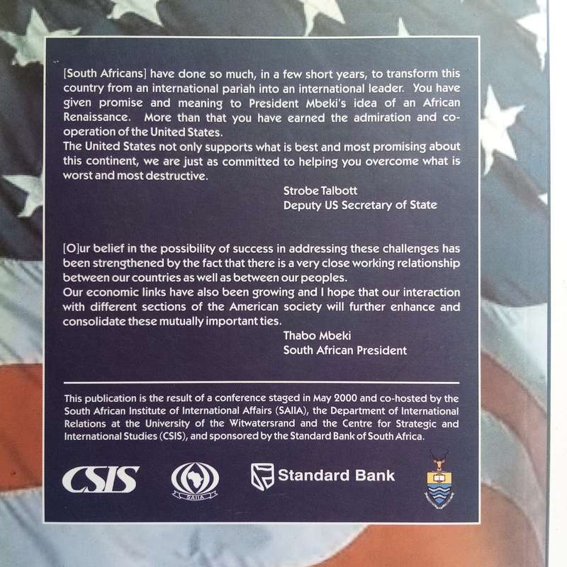 The Reality Behind the Rhetoric by SAIIA | USA, South Africa, Africa, Politics, Diplomacy