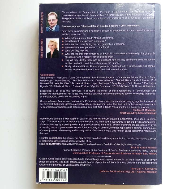 Conversations in Leadership by Meyer & Boninelli | South African Leadership, Business, Strategy