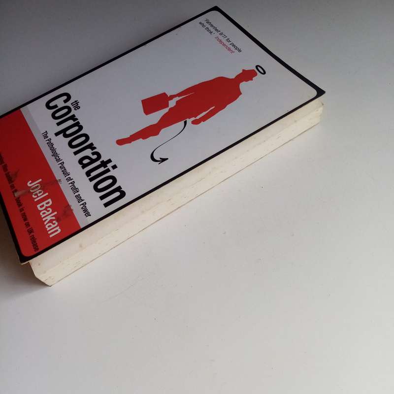 The Corporation by Joel Bakan | Profit, Power, Capitalism, Business Ethics, Documentary Book