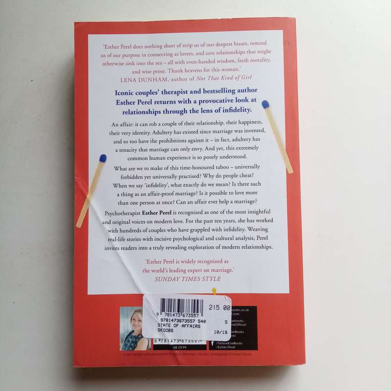 The State of Affairs: Rethinking Infidelity by Esther Perel | Insights on Love & Betrayal