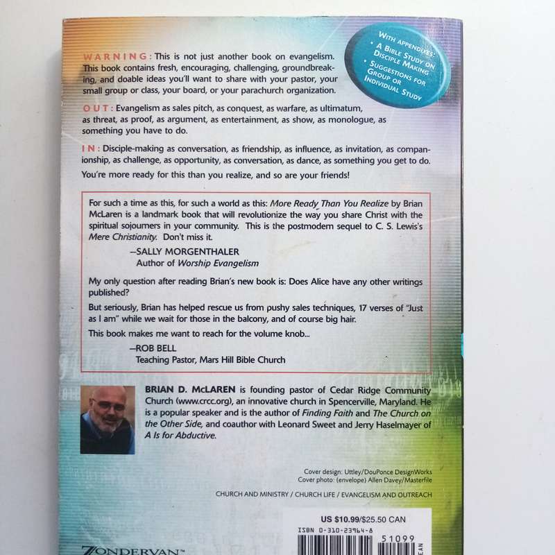 More Ready Than You Realize - Brian D. McLaren, Evangelism, Friendship, Postmodern Faith