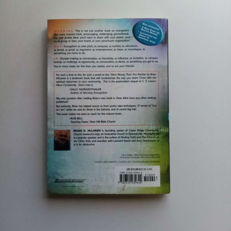 More Ready Than You Realize - Brian D. McLaren, Evangelism, Friendship, Postmodern Faith
