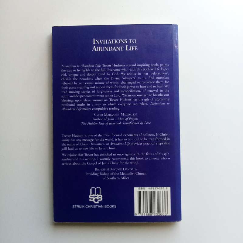 Invitations to Abundant Life - Trevor Hudson, Christian Living, Spiritual Growth, Paperback