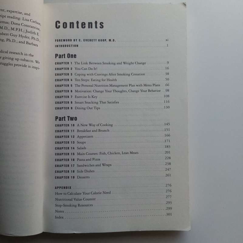 How to Quit Smoking and Not Gain Weight Cookbook - Hyder-Ferry & Donkersloot, Health Guide