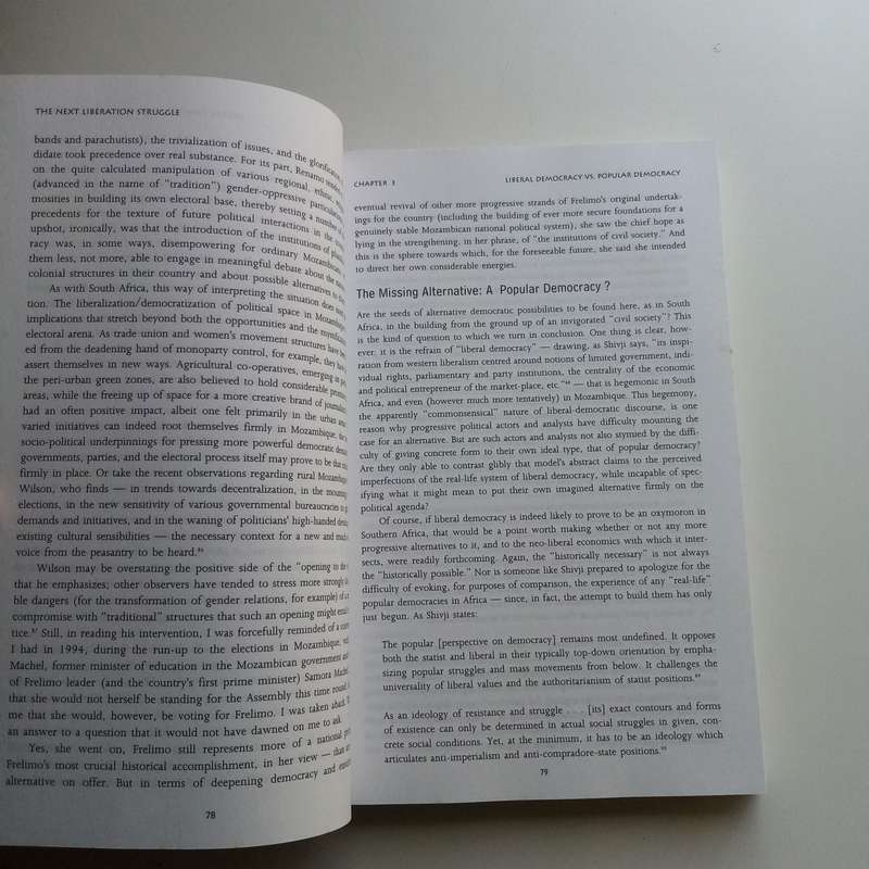 The Next Liberation Struggle - John S. Saul, South Africa, Capitalism, Socialism, Democracy
