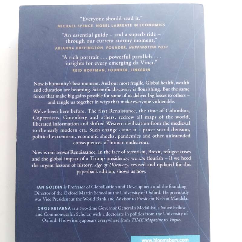 Age of Discovery - Ian Goldin & Chris Kutarna, Global Change, History, Second Renaissance