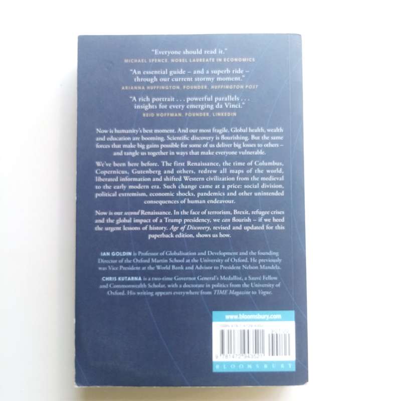 Age of Discovery - Ian Goldin & Chris Kutarna, Global Change, History, Second Renaissance