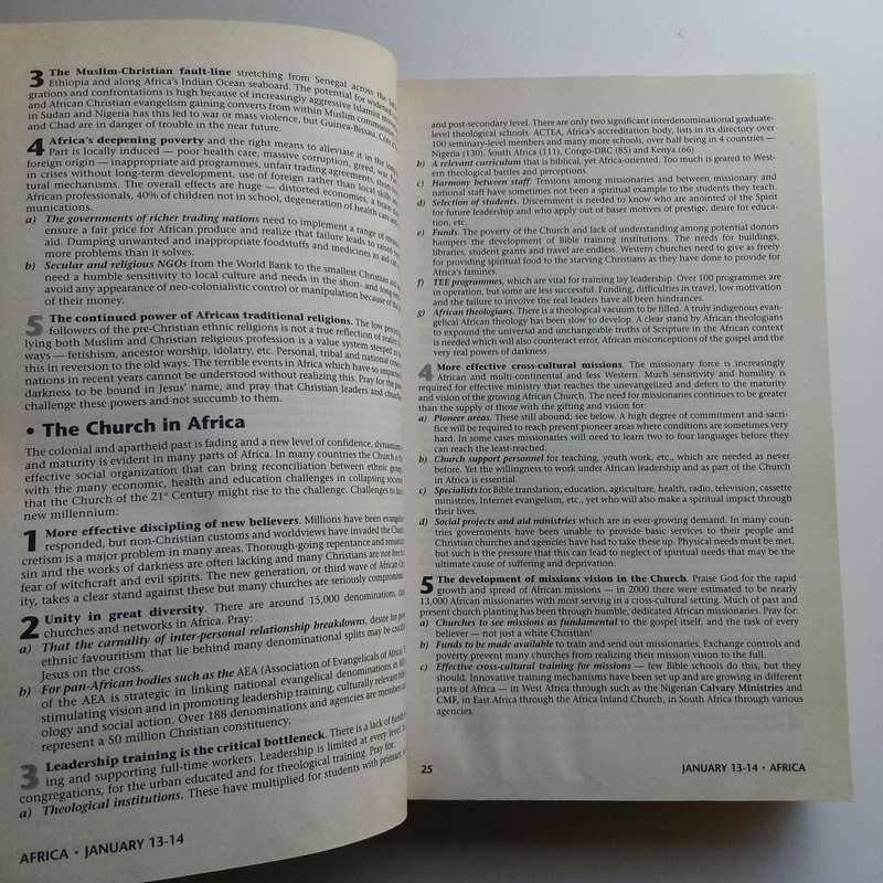 Operation World - Jason Mandryk, Global Prayer Guide, Missions, 21st Century Edition