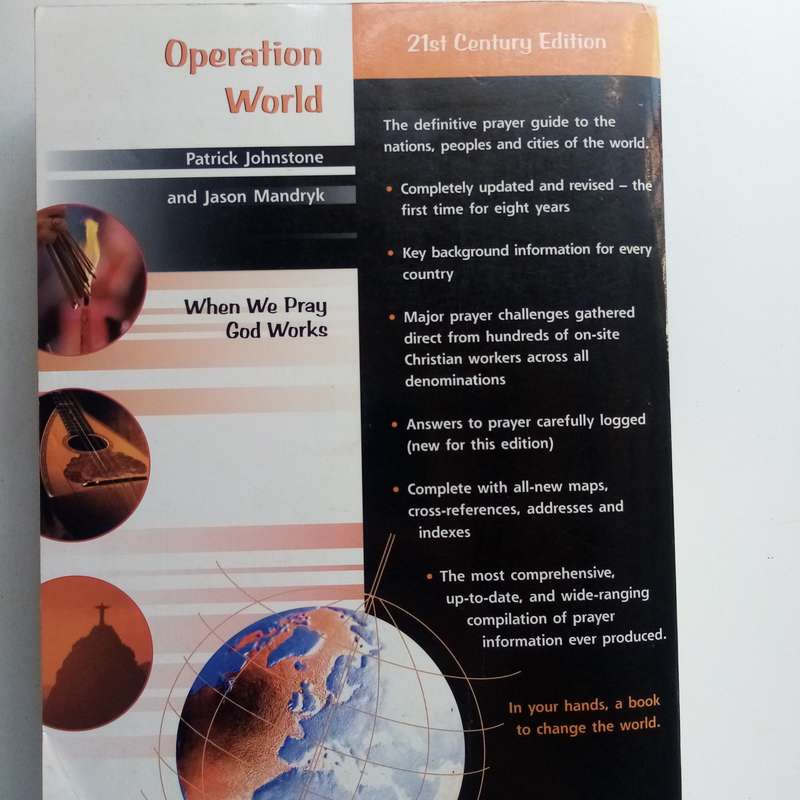 Operation World - Jason Mandryk, Global Prayer Guide, Missions, 21st Century Edition