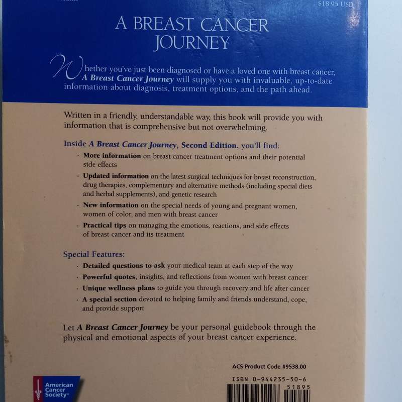A Breast Cancer Journey: Your Personal Guidebook, Cancer Support, Survivorship, Healing