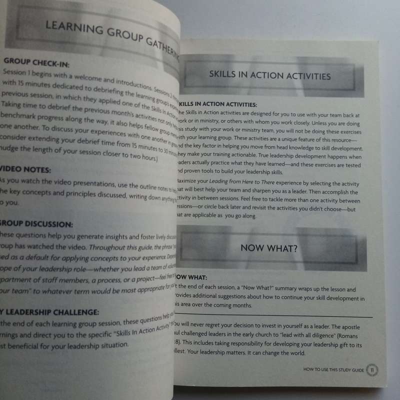 Leading from Here to There Study Guide: Bill Hybels, Leadership Skills, Personal Growth