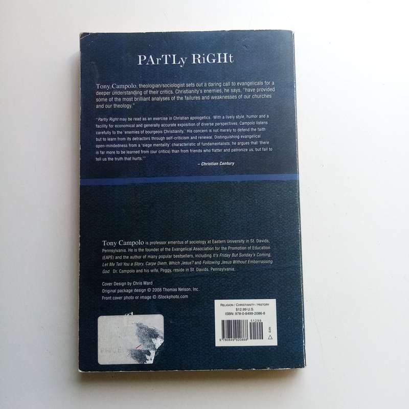Partly Right by Tony Campolo, Critics of Christianity, Intellectuals, Protestantism, Middle-Class So