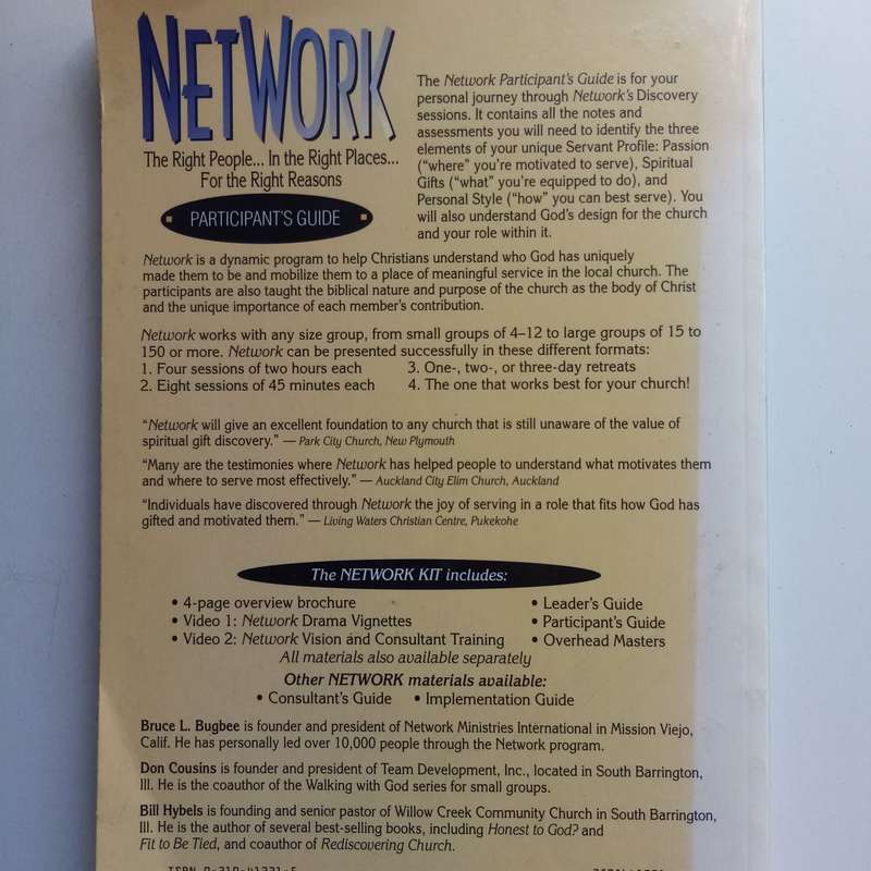 Network by Hybels, Bugbee & Cousins, Discover Your Spiritual Gifts and Serve with Purpose