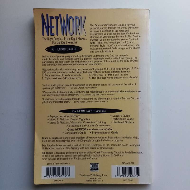 Network by Hybels, Bugbee & Cousins, Discover Your Spiritual Gifts and Serve with Purpose