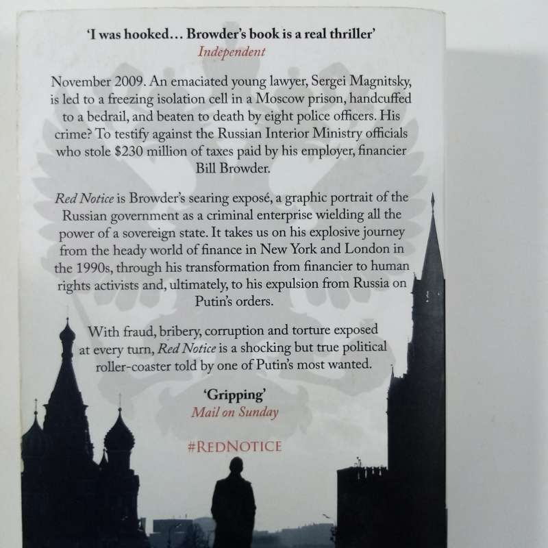 Red Notice by Bill Browder | Putin's No.1 Enemy, Corruption, Justice, True Story