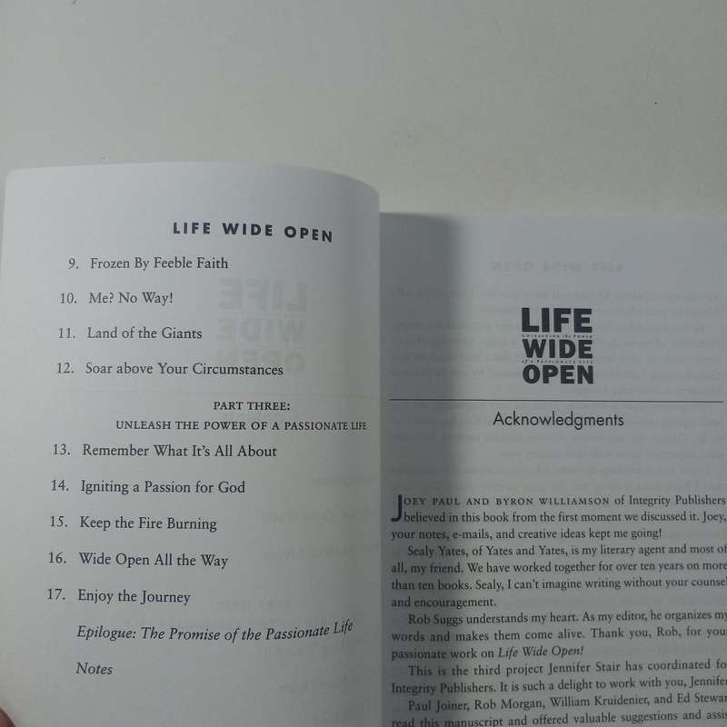 Life Wide Open by David Jeremiah | Passionate Living, Faith, Christian Inspiration