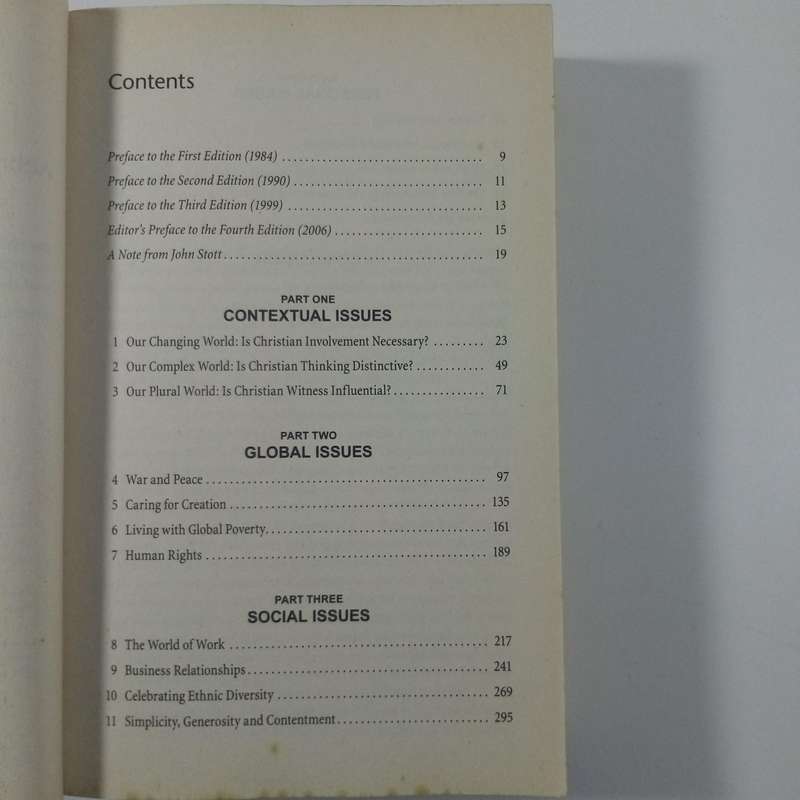 Issues Facing Christians Today by John Stott | Christian Ethics, Social Issues, Faith in Action