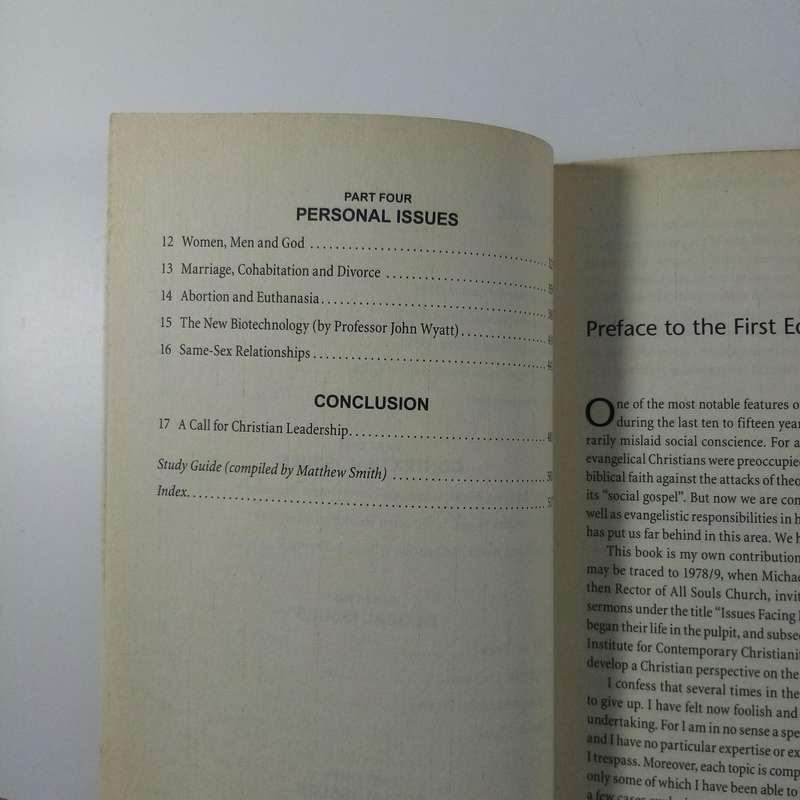 Issues Facing Christians Today by John Stott | Christian Ethics, Social Issues, Faith in Action
