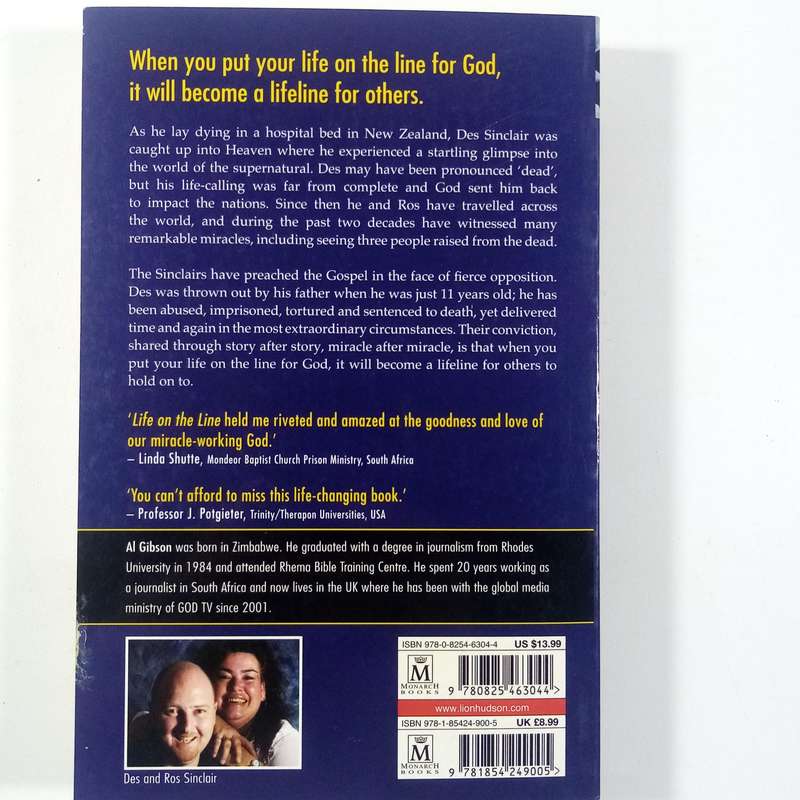 Life on the Line by Al Gibson | Des & Ros Sinclair, Miracles, Faith, Christian Testimony
