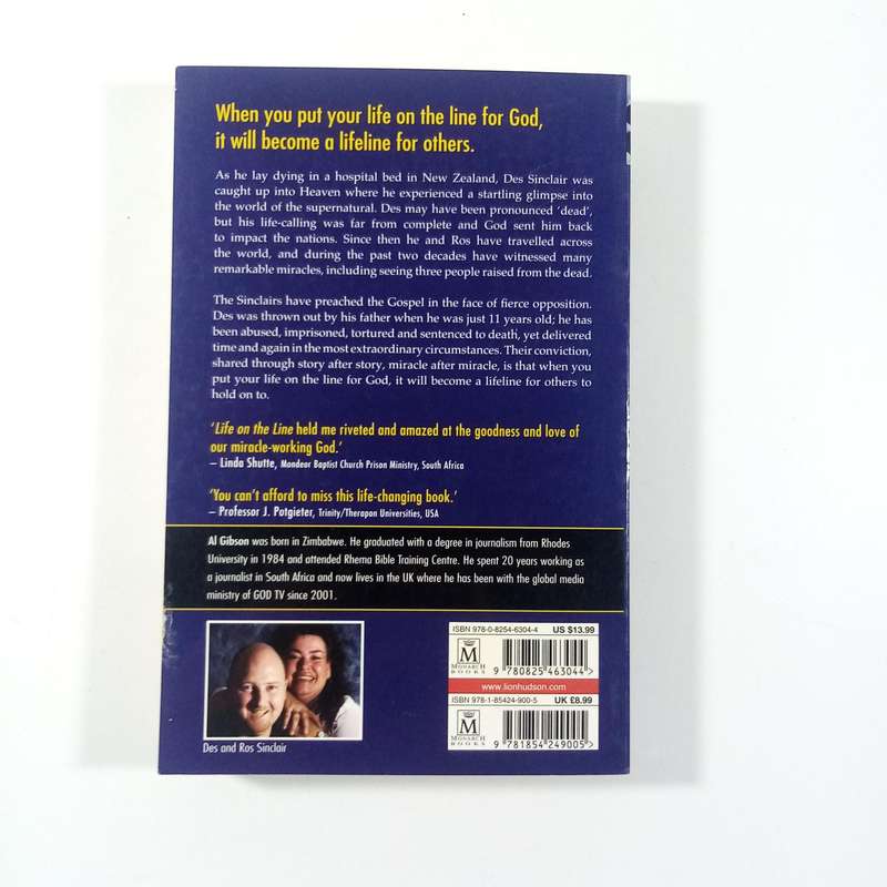 Life on the Line by Al Gibson | Des & Ros Sinclair, Miracles, Faith, Christian Testimony
