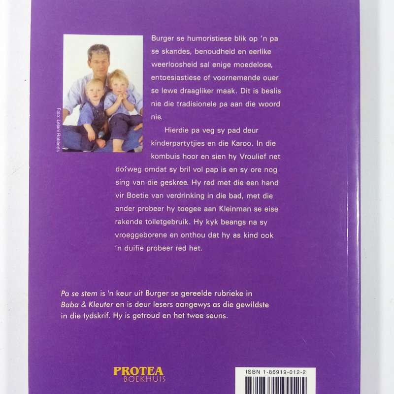 Pa se stem  Willie Burger | Humoristiese ouerskap, Afrikaanse rubrieke, Pa-wees