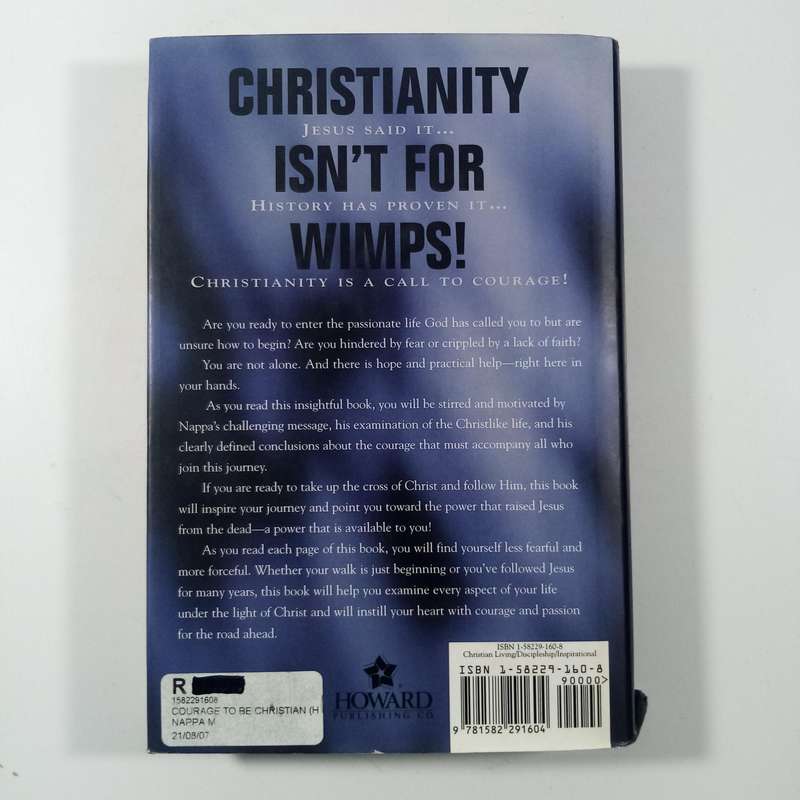 Courage to Be Christian by Mike Nappa | Spiritual Passion, Faith, Christian Living