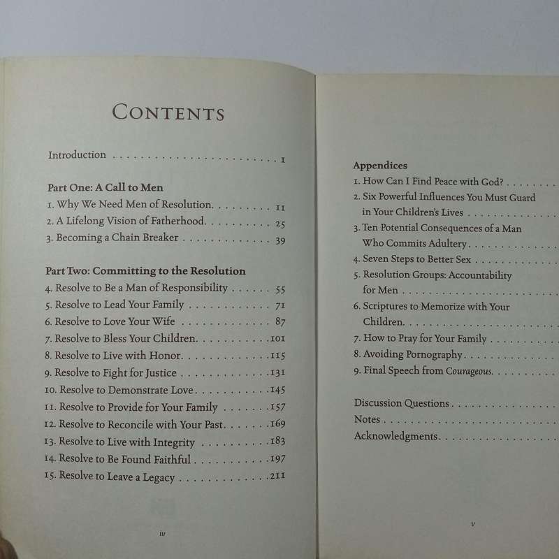 The Resolution for Men  Stephen Kendrick | Biblical Manhood, Faith, Family Leadership