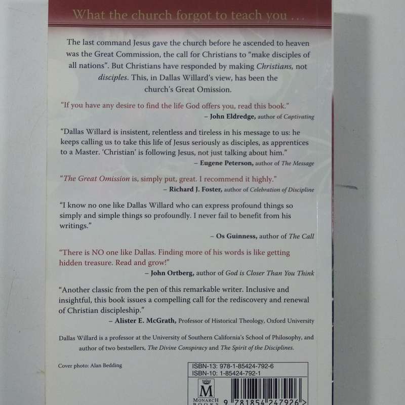 The Great Omission  Dallas Willard | Rediscovering Discipleship, Spiritual Formation