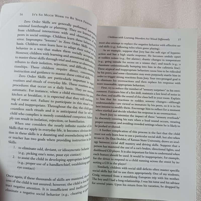 Its So Much Work to Be Your Friend by Richard Lavoie | LD Social Skills, Friendship Guide