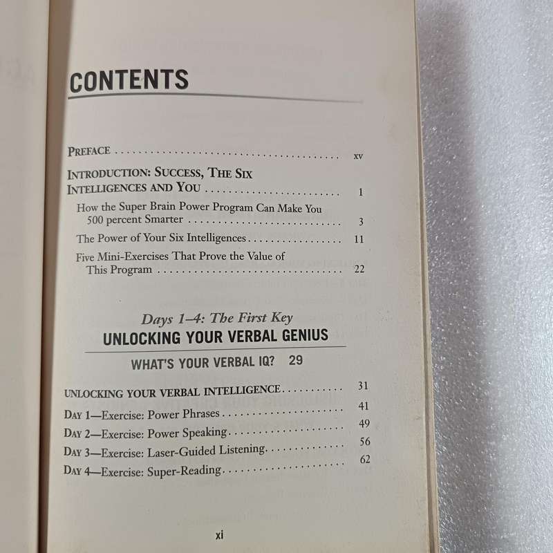 Super Brain Power by Jean Marie Stine | 21Day Program to Enhance Intelligences