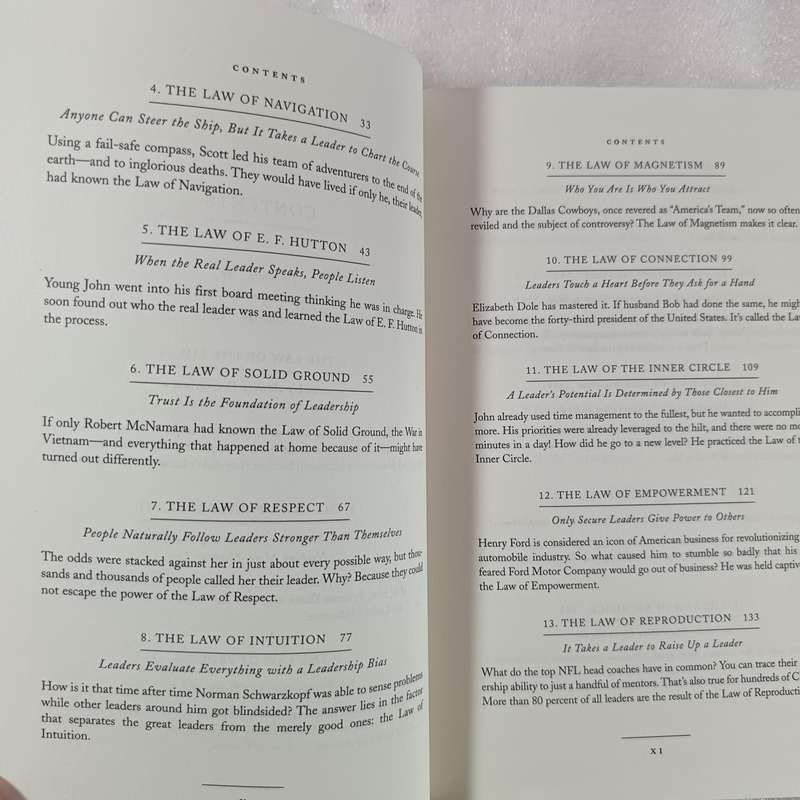 The 21 Irrefutable Laws of Leadership by John C. Maxwell | Influence, Growth, Leadership Guide