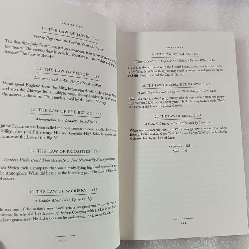 The 21 Irrefutable Laws of Leadership by John C. Maxwell | Influence, Growth, Leadership Guide