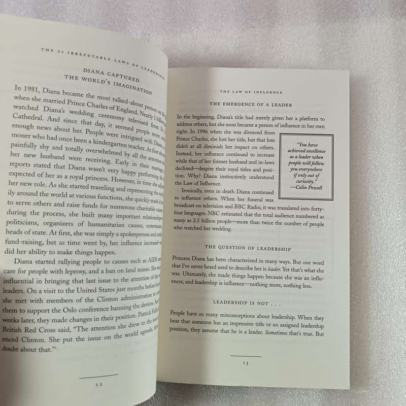 The 21 Irrefutable Laws of Leadership by John C. Maxwell | Influence, Growth, Leadership Guide